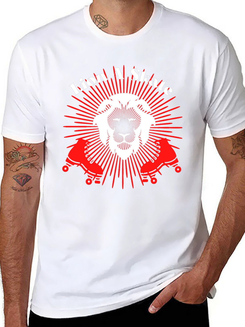 Lion Skate Graphic Tee