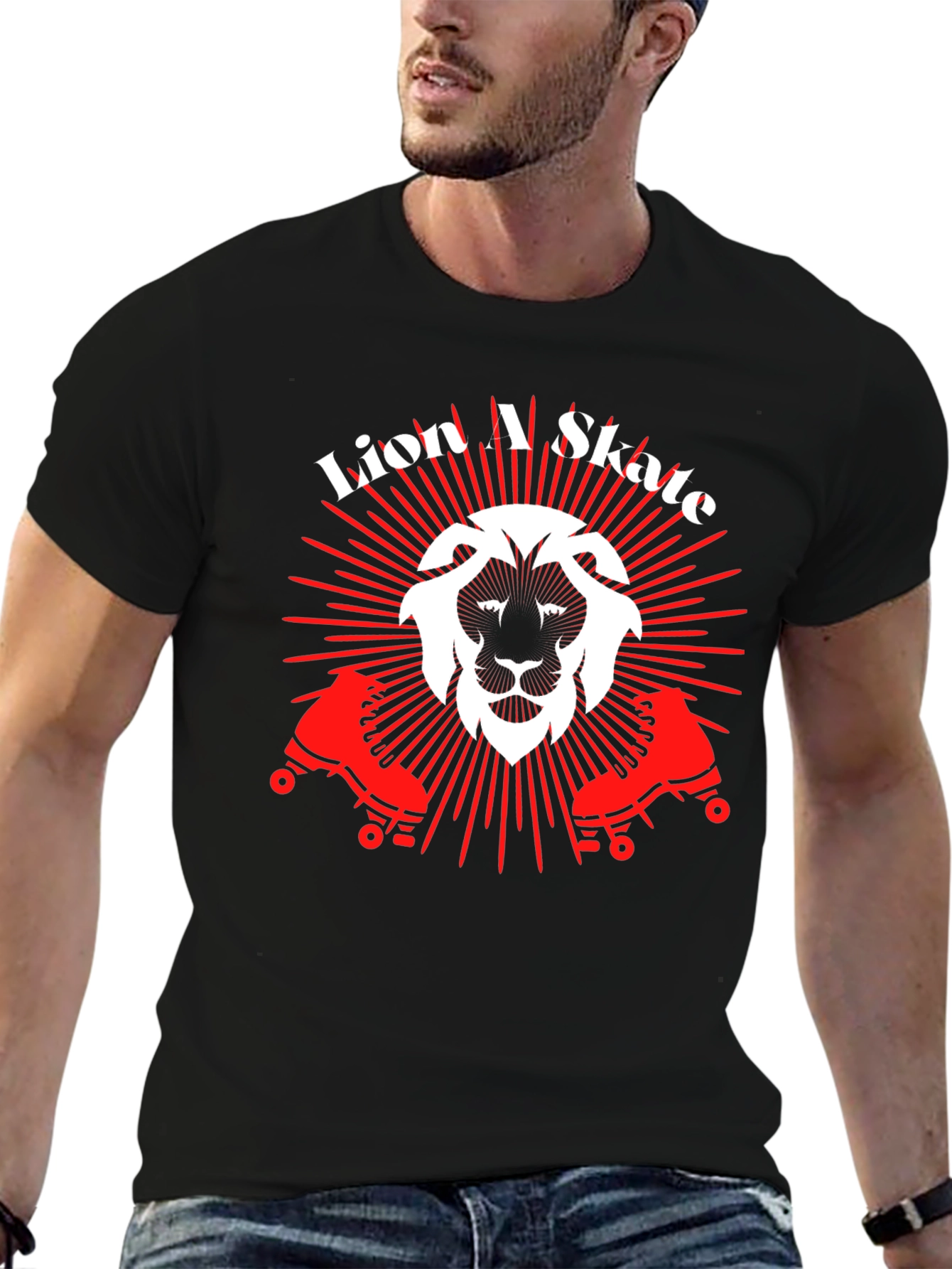 Lion Skate Graphic Tee