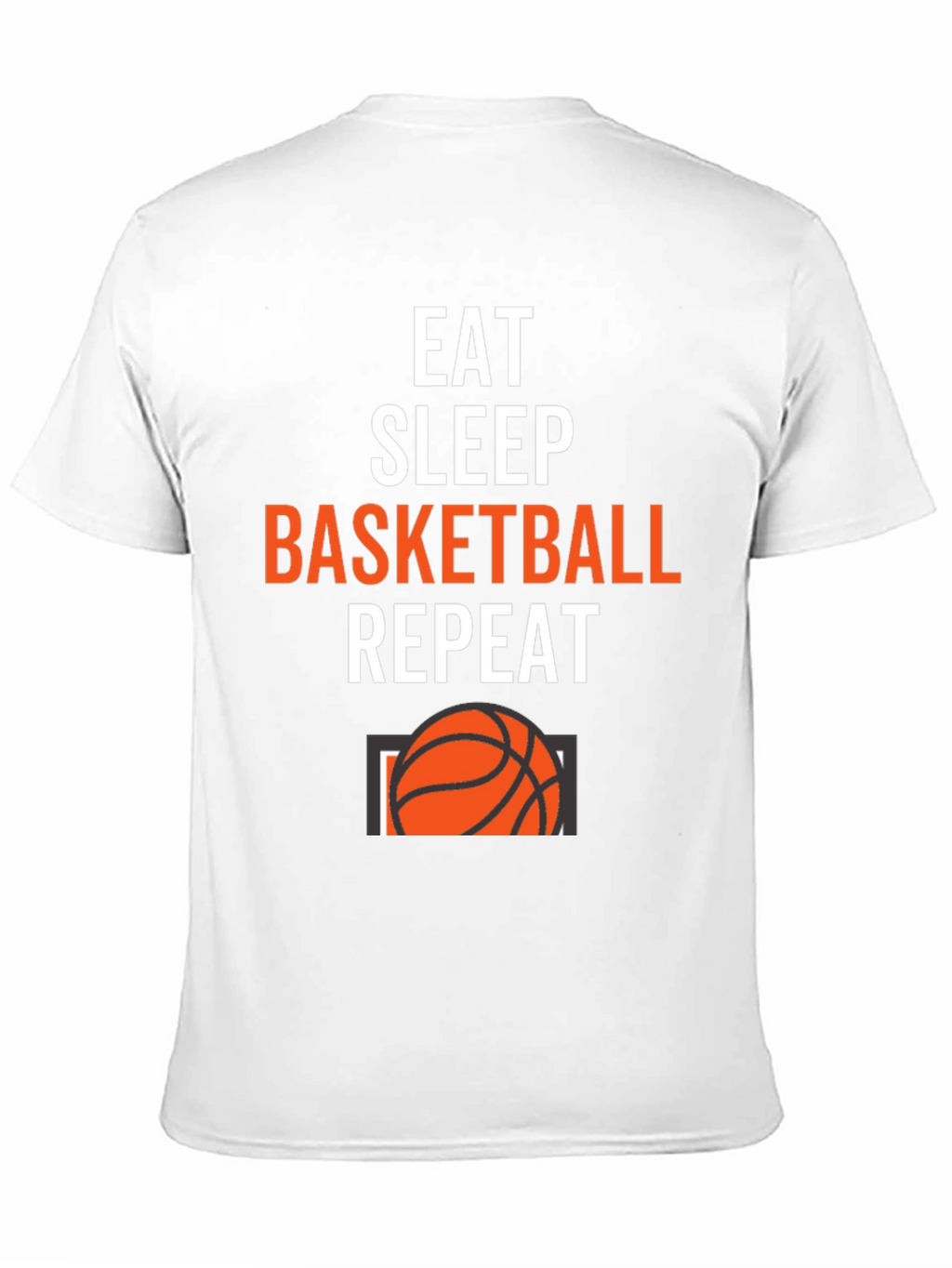 Eat Sleep Basketball Repeat Graphic Tee