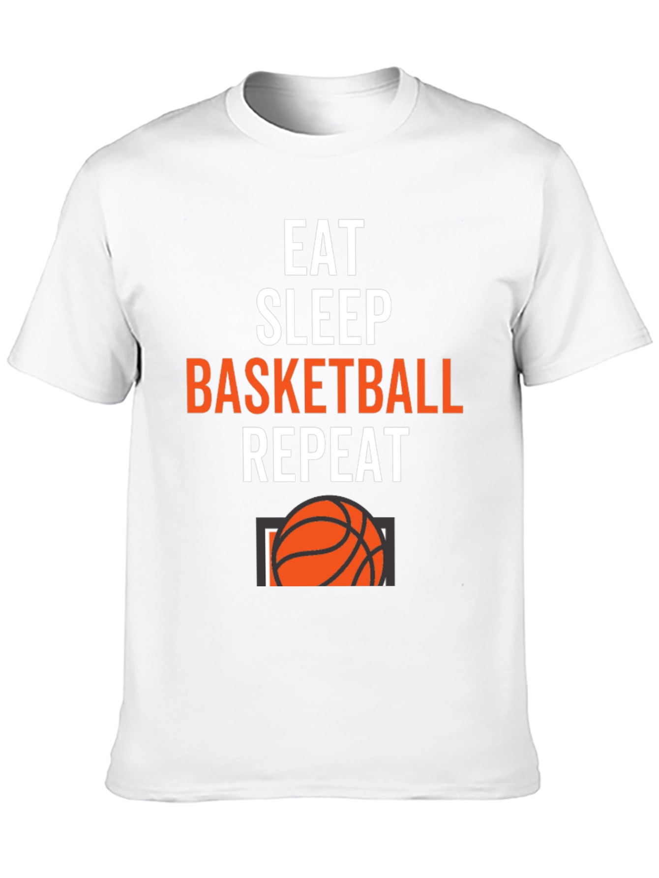 Eat Sleep Basketball Repeat Graphic Tee