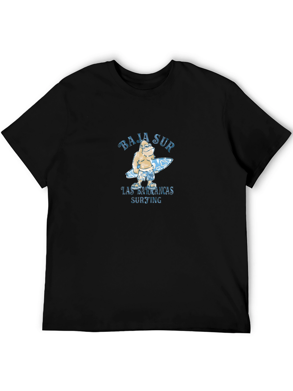 Baja Sur Surfing Graphic T-Shirt