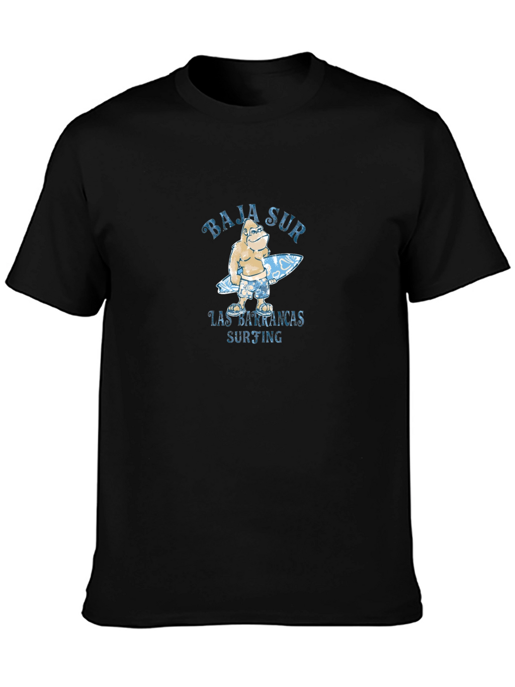 Baja Sur Surfing Graphic T-Shirt
