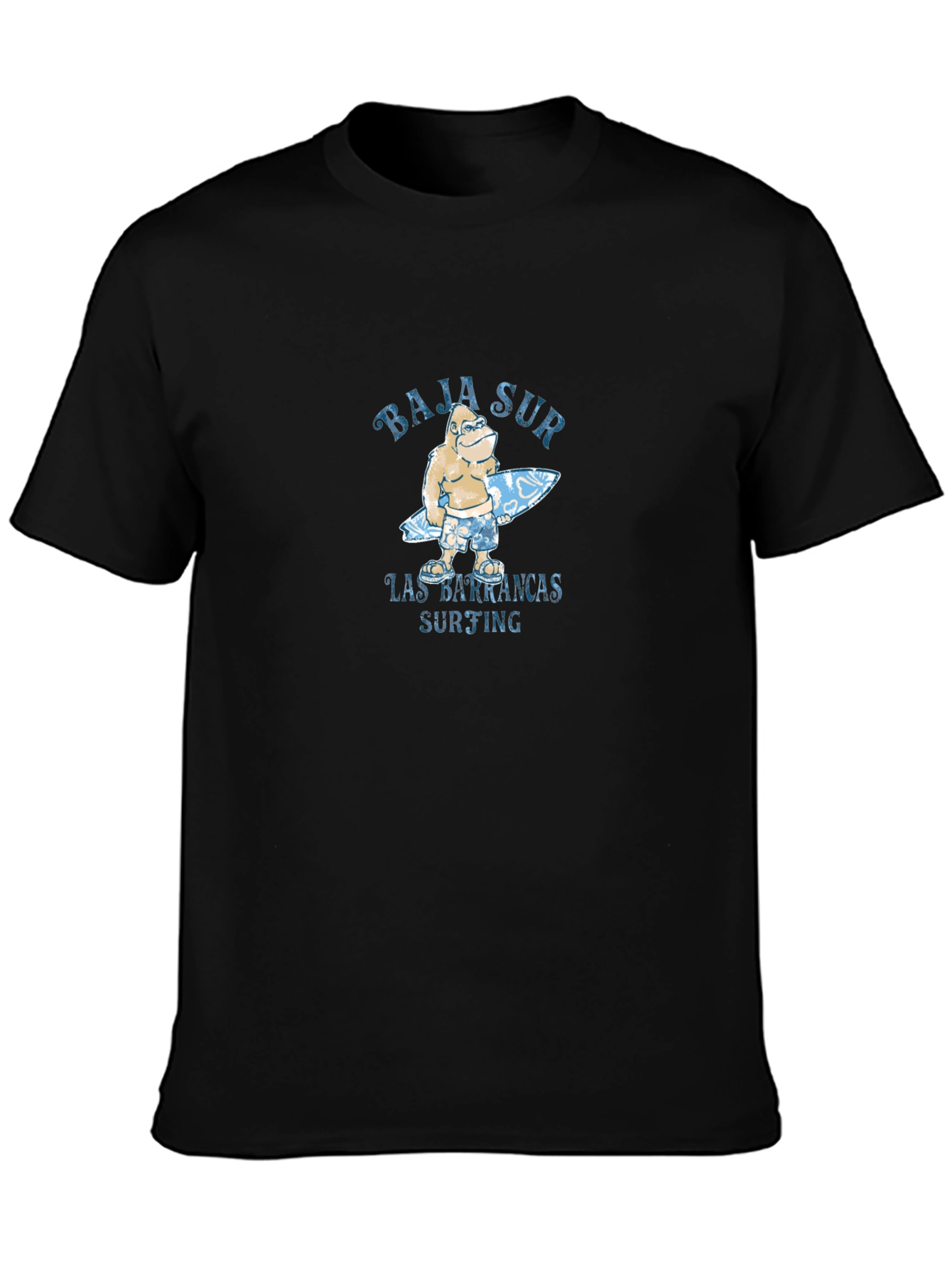 Baja Sur Surfing Graphic T-Shirt