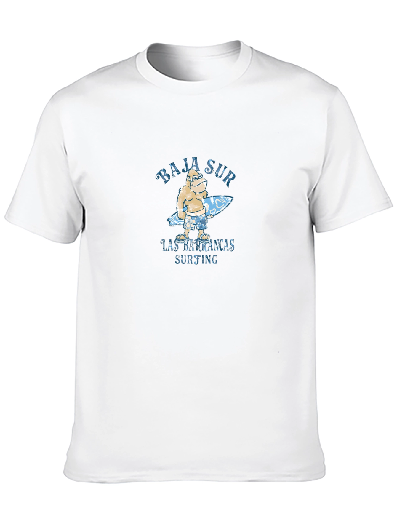 Baja Sur Surfing Graphic T-Shirt