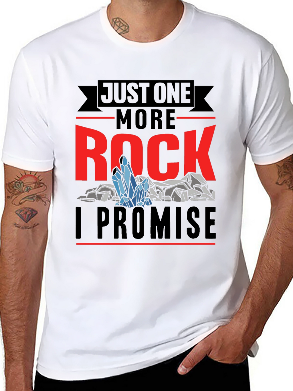 Just One More Rock Promise Graphic T-Shirt