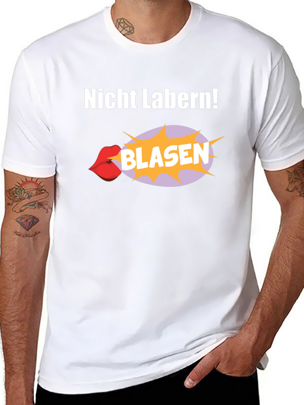 Nitcht Labern! Blasen Graphic T-Shirt