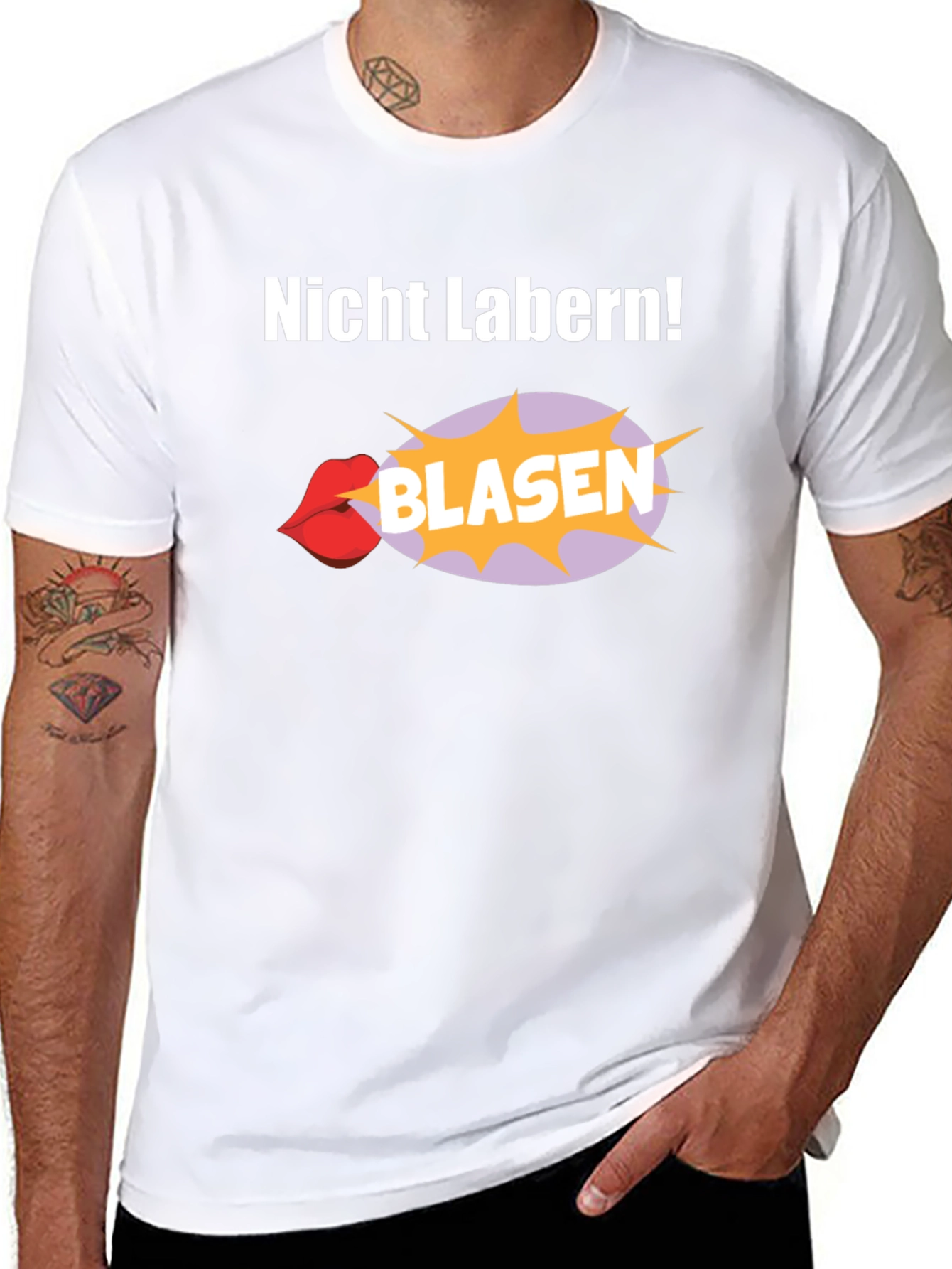 Nitcht Labern! Blasen Graphic T-Shirt