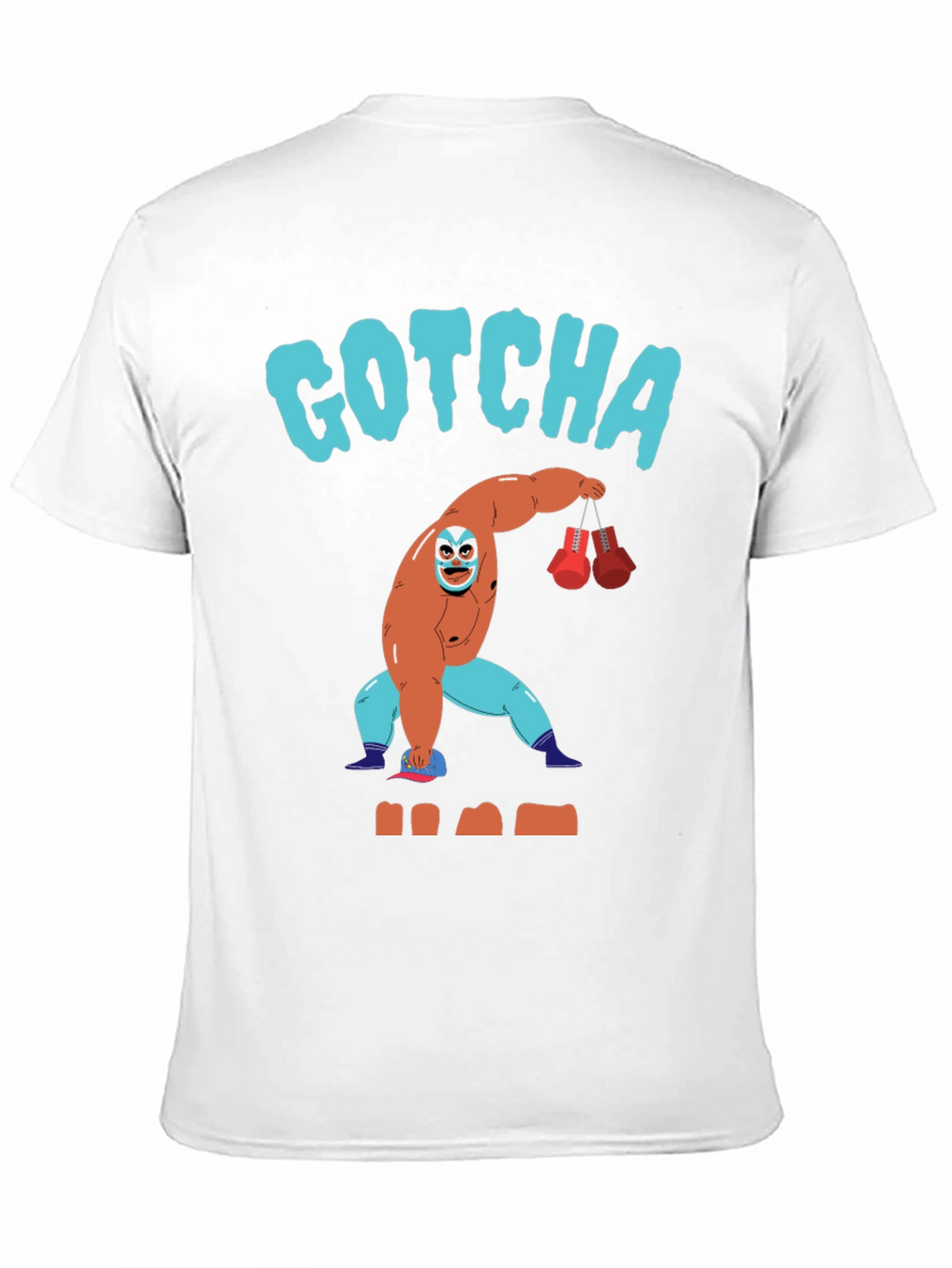 Gotcha Lucha Libre Wrestler Graphic T-Shirt