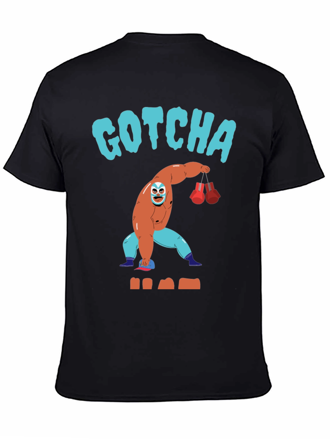 Gotcha Lucha Libre Wrestler Graphic T-Shirt