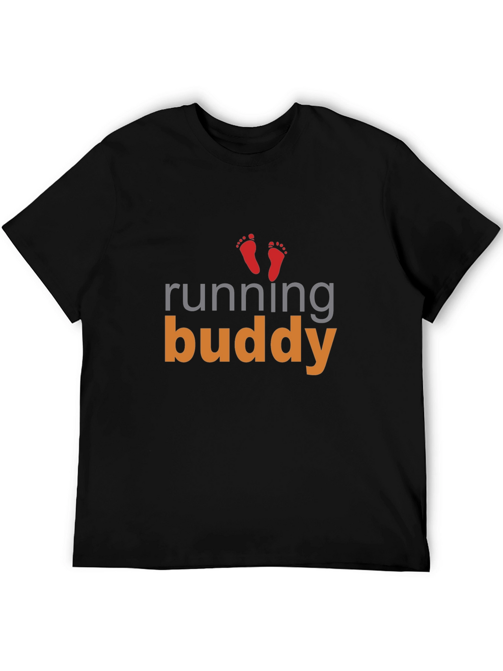 Running Buddy Graphic Tee - Black