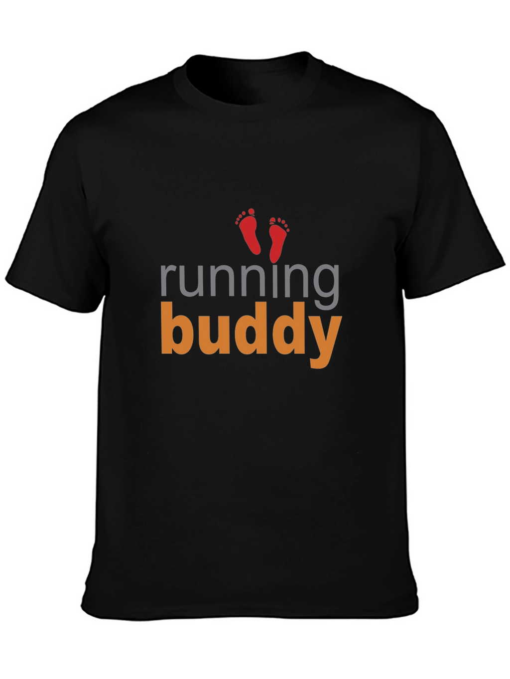 Running Buddy Graphic Tee - Black