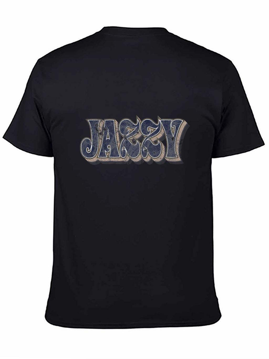 Jazzy Graphic Black T-Shirt