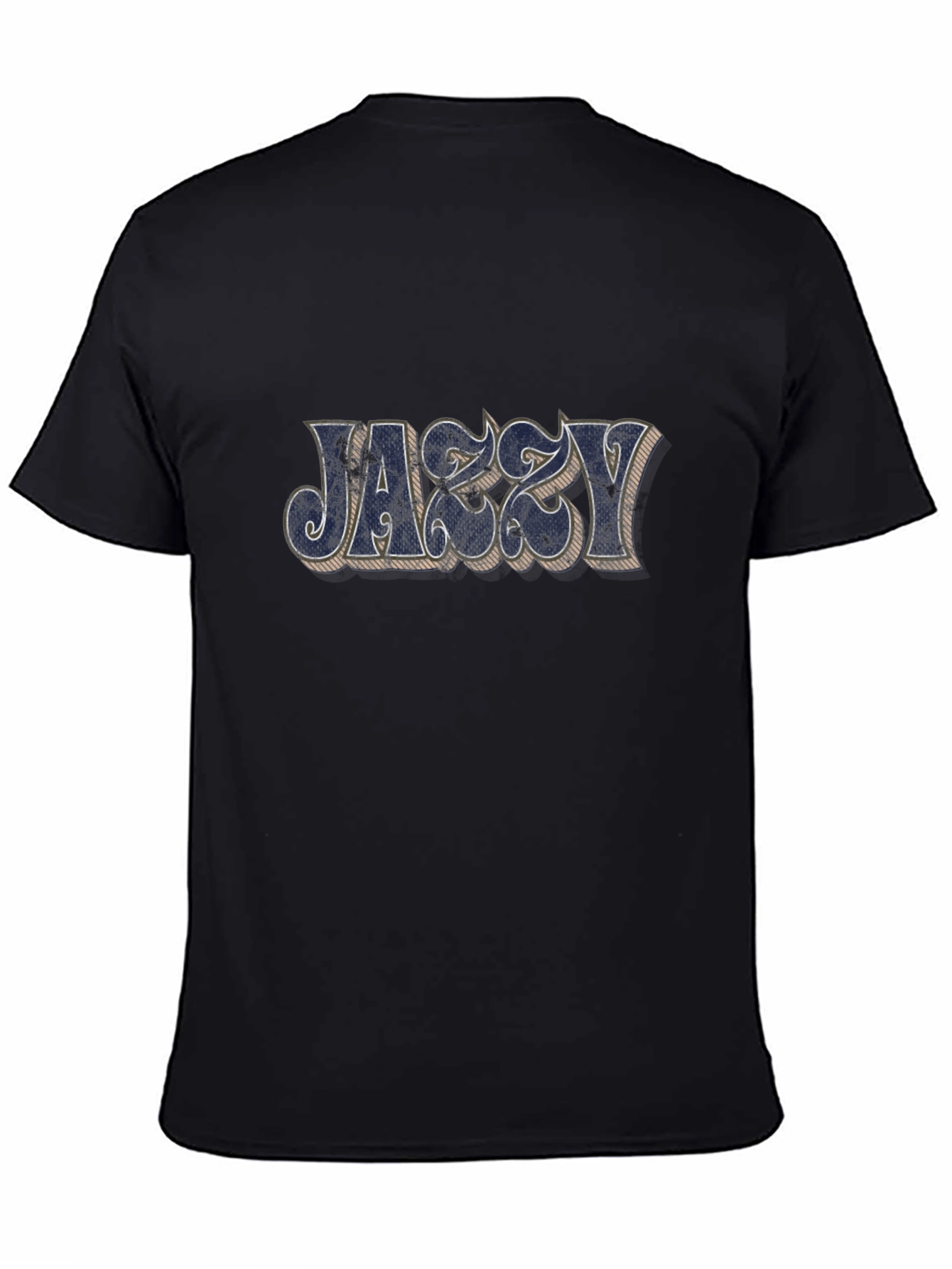 Jazzy Graphic Black T-Shirt