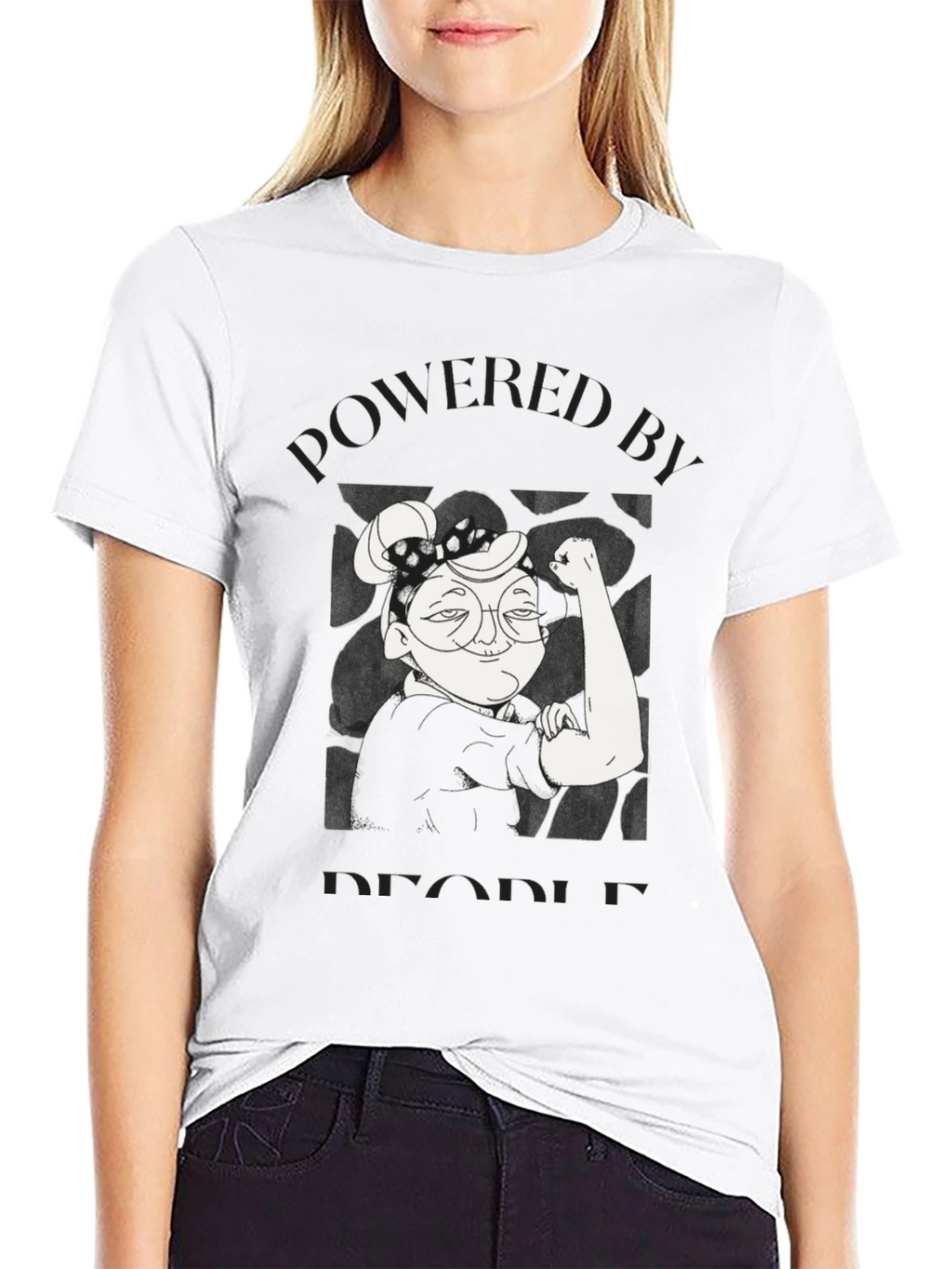 Feminist Powered By People Graphic Tee