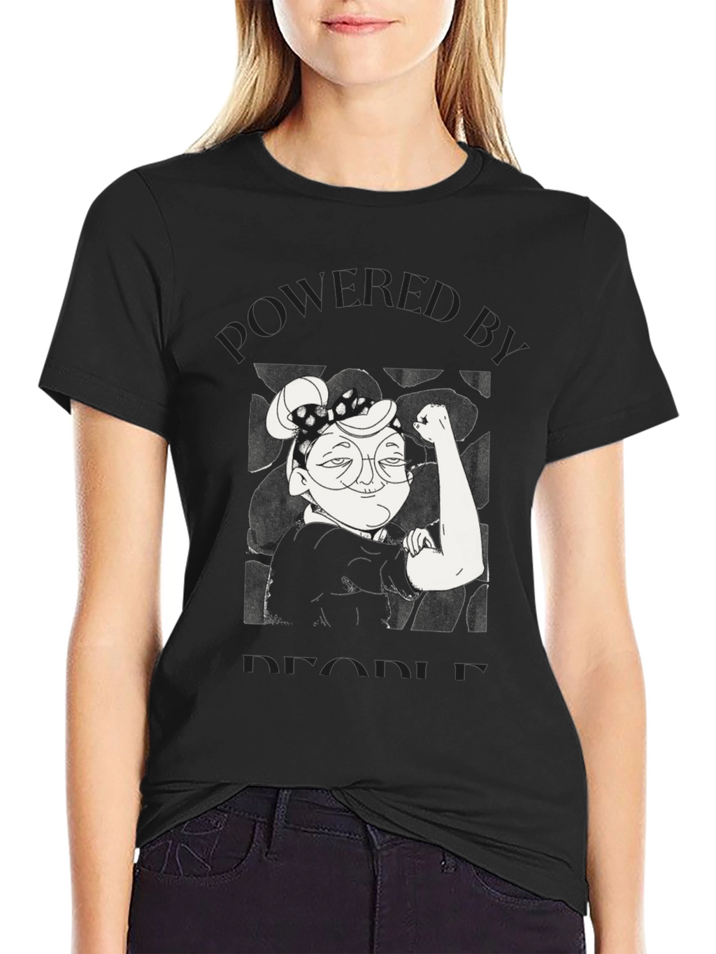 Feminist Powered By People Graphic Tee