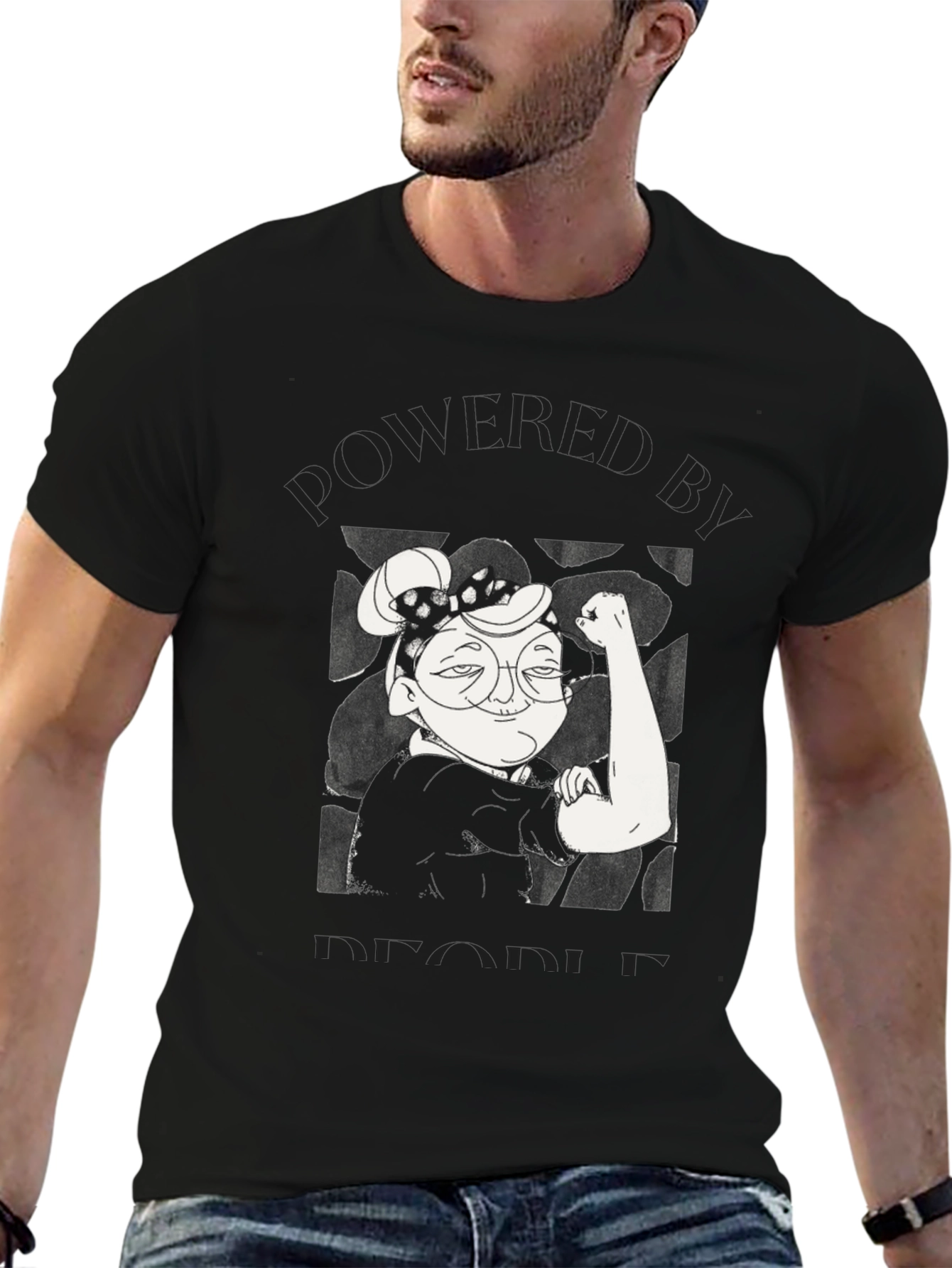 Feminist Powered By People Graphic Tee