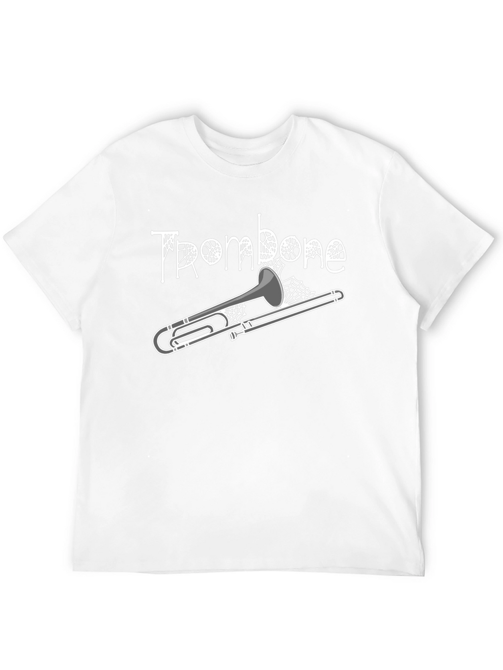 Halloween Trombone T-Shirt - Spooky Music Tee