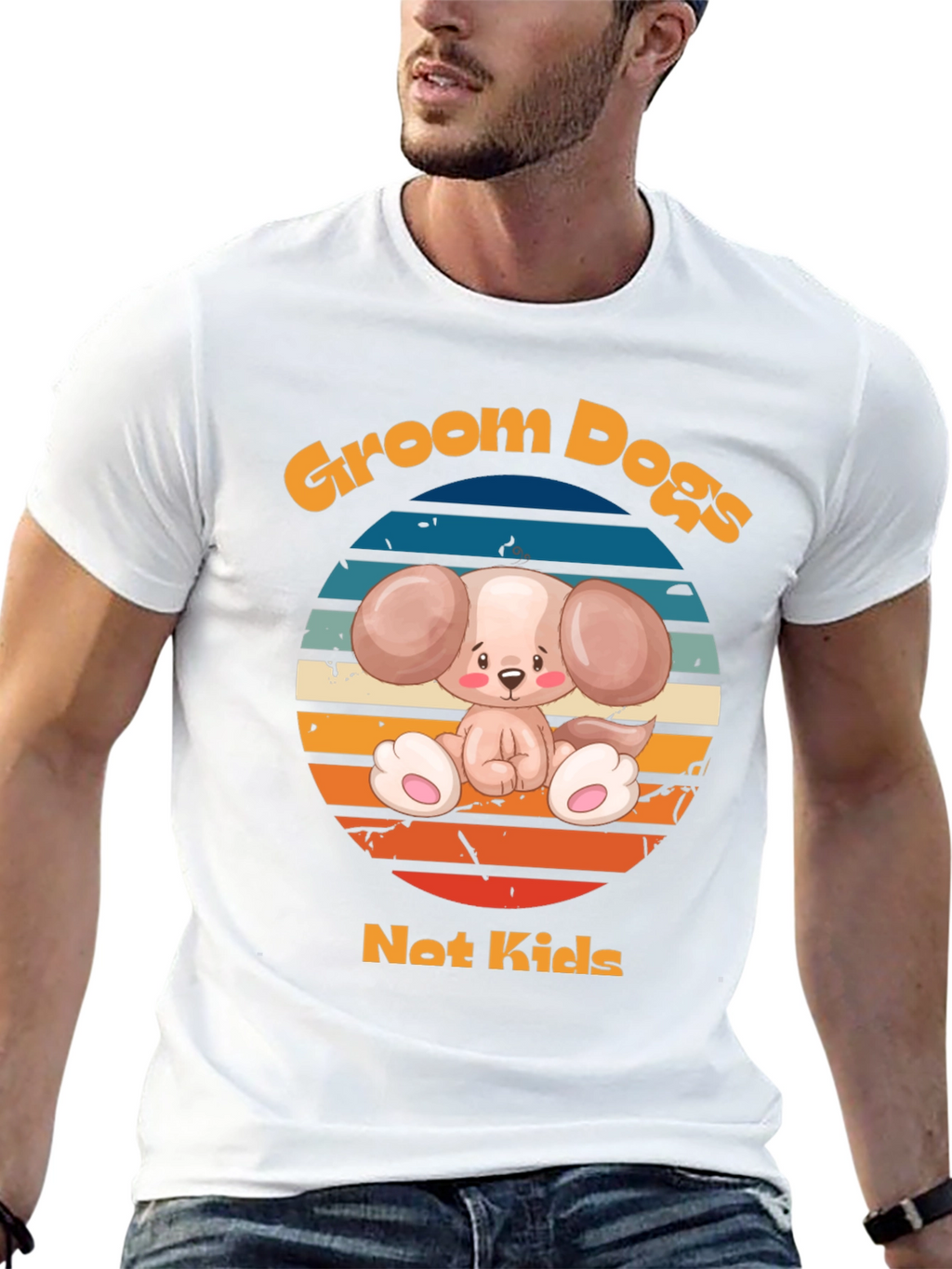 Groom Dogs Not Kids - Dog Lover T-Shirt