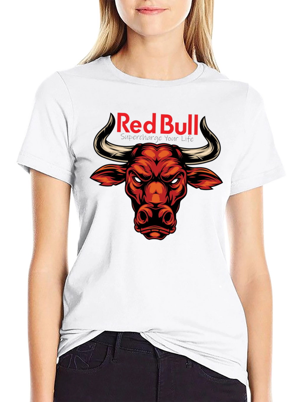 Red Bull Bull T-Shirt - Black Graphic Tee