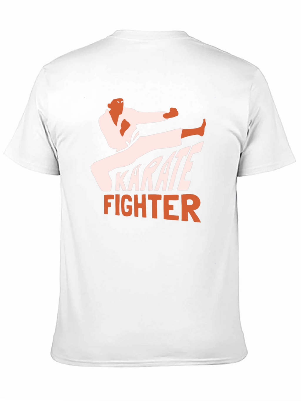 Karate Fighter Graphic Tee - Black Martial Arts T-Shirt