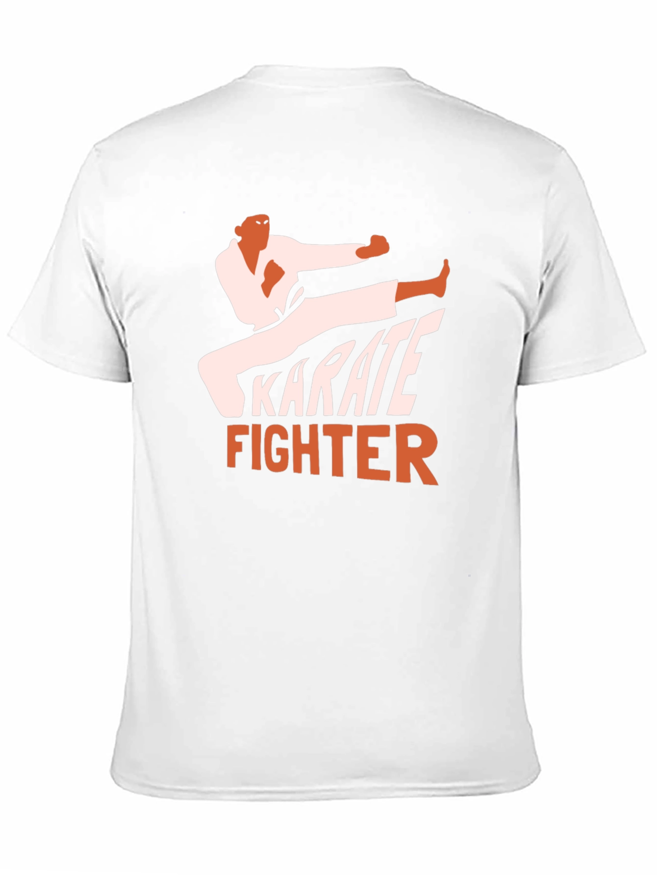 Karate Fighter Graphic Tee - Black Martial Arts T-Shirt