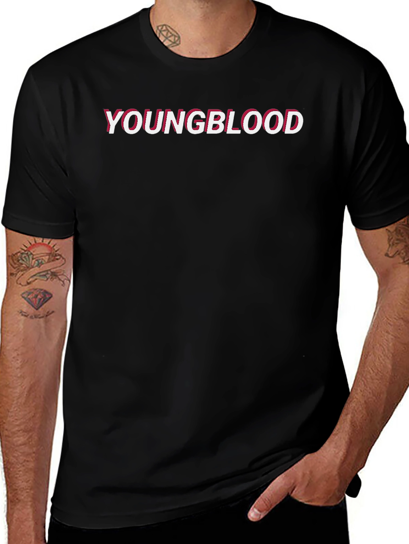 Youngblood Graphic Print T-Shirt - Black