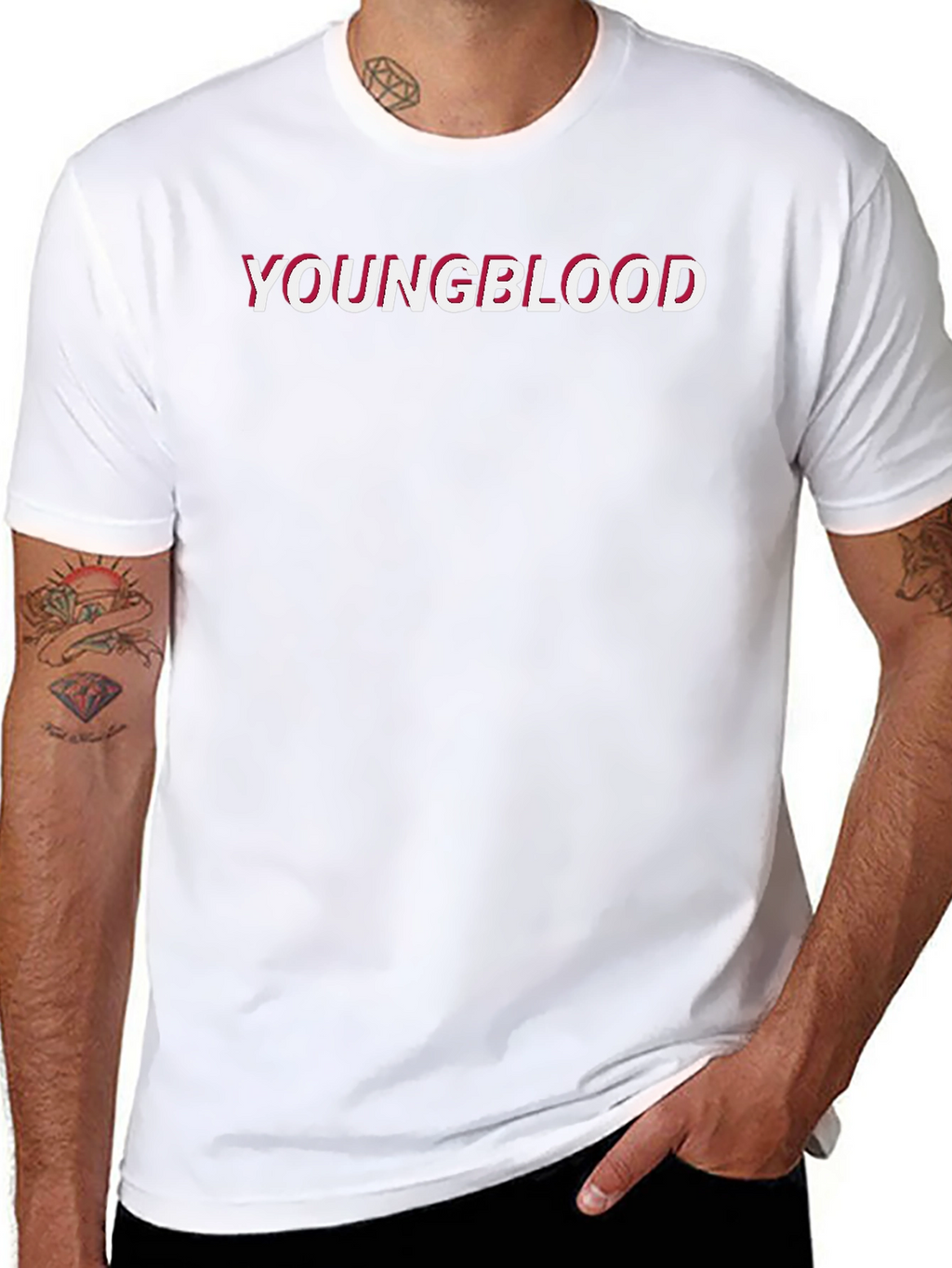 Youngblood Graphic Print T-Shirt - Black