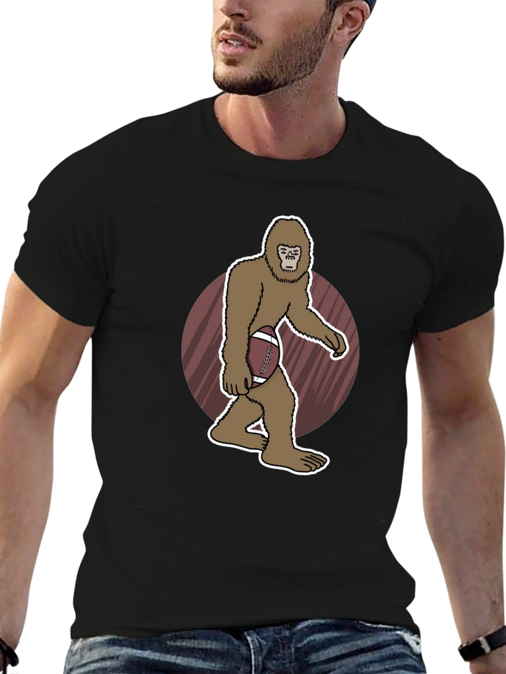 Bigfoot Football T-Shirt