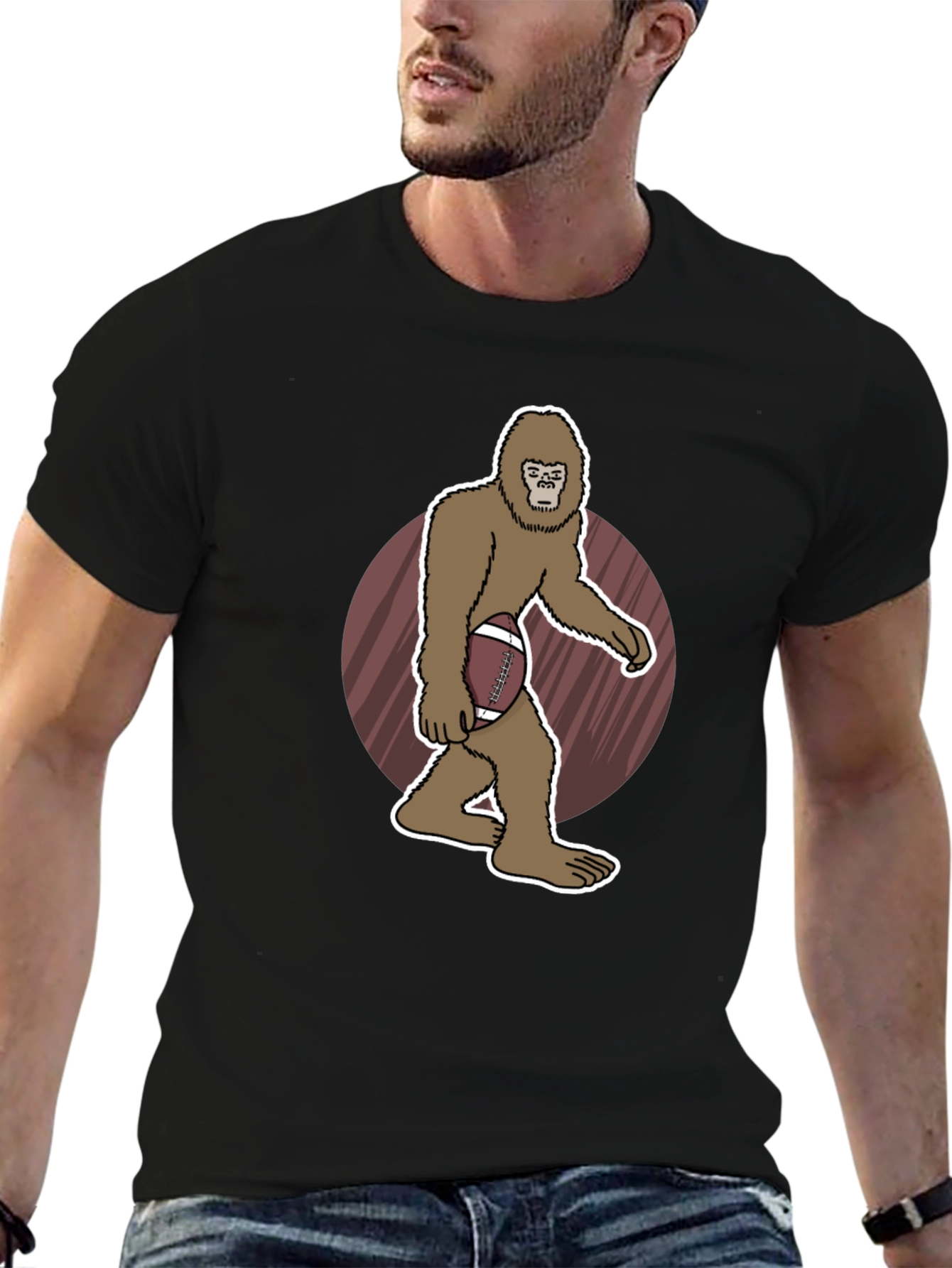 Bigfoot Football T-Shirt
