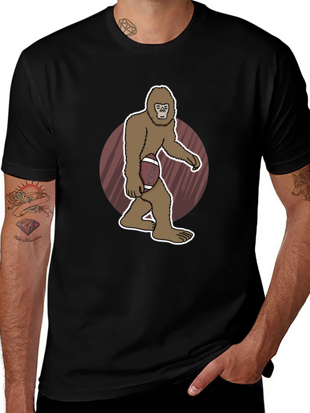 Bigfoot Football T-Shirt
