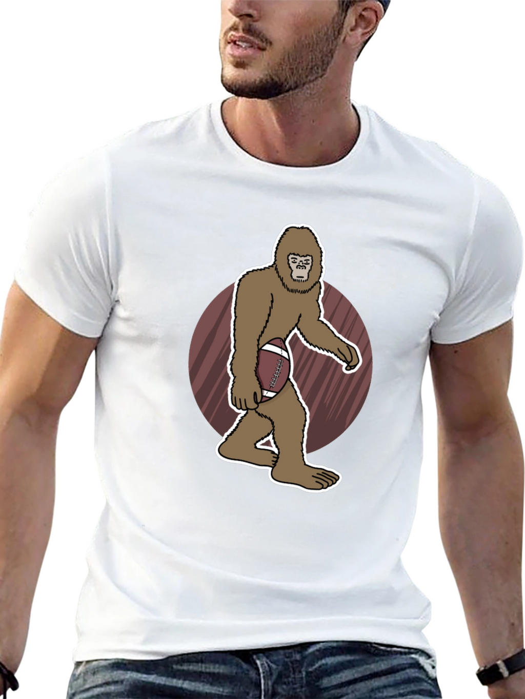 Bigfoot Football T-Shirt