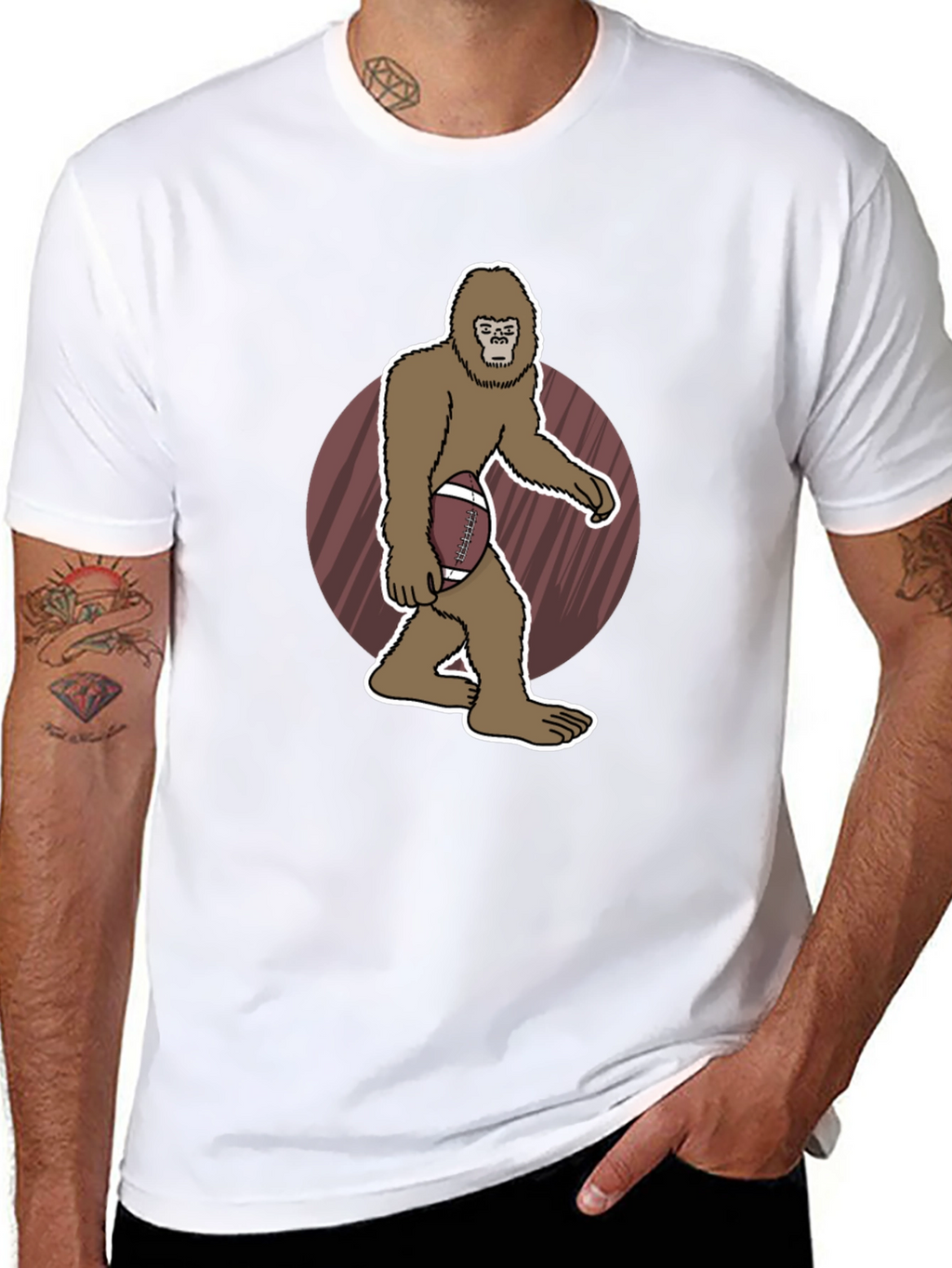 Bigfoot Football T-Shirt