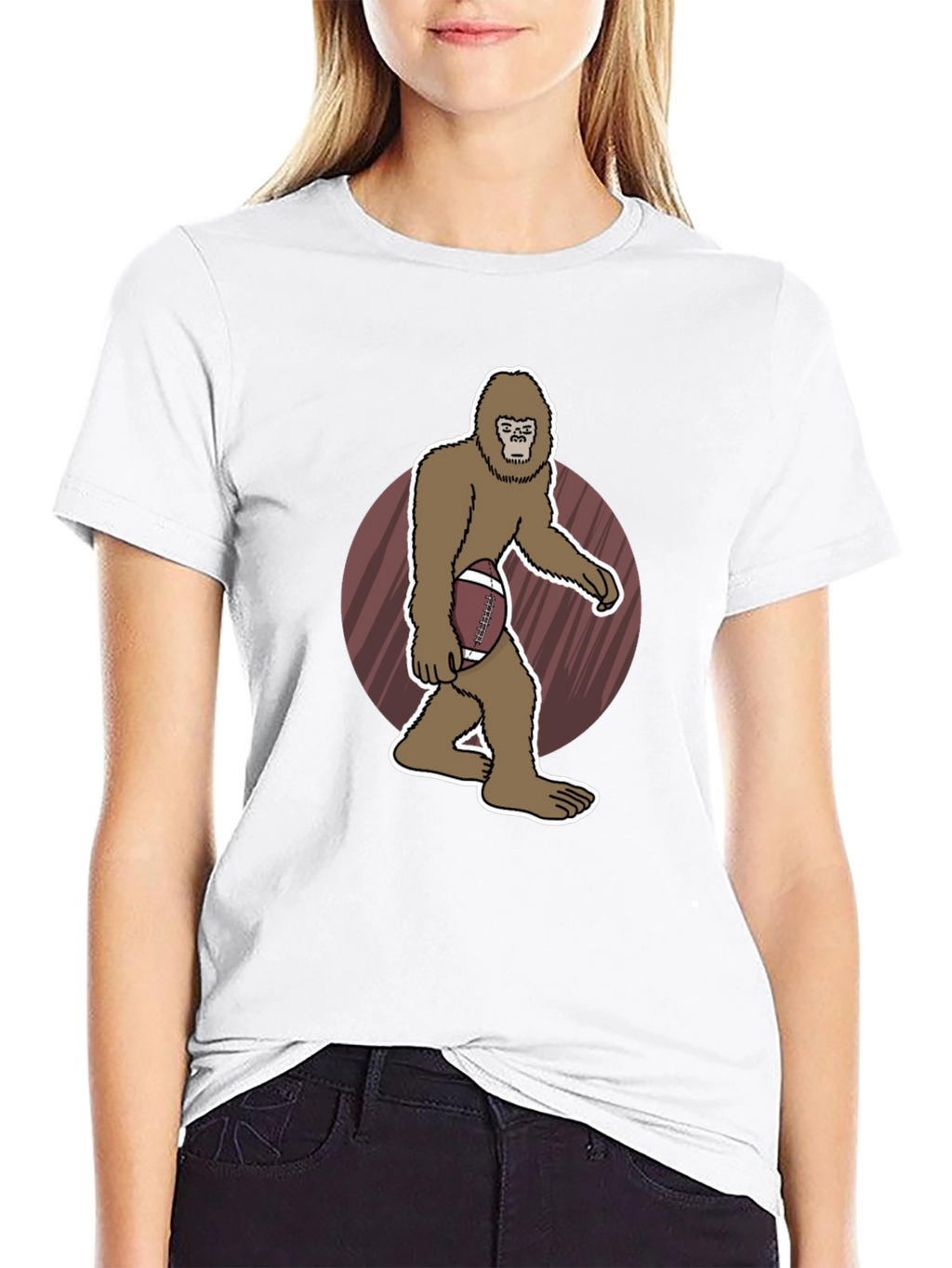 Bigfoot Football T-Shirt