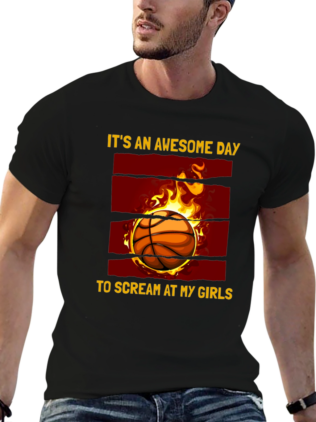 Awesome Day Basketball T-Shirt