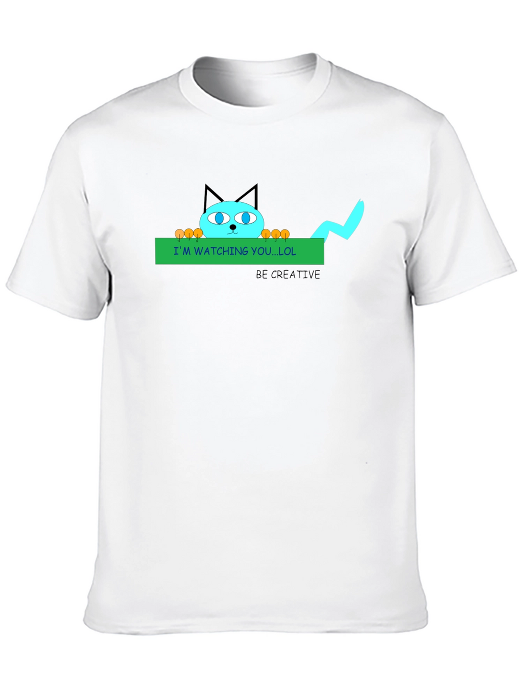 Im Watching You LOL Cat Graphic Tee