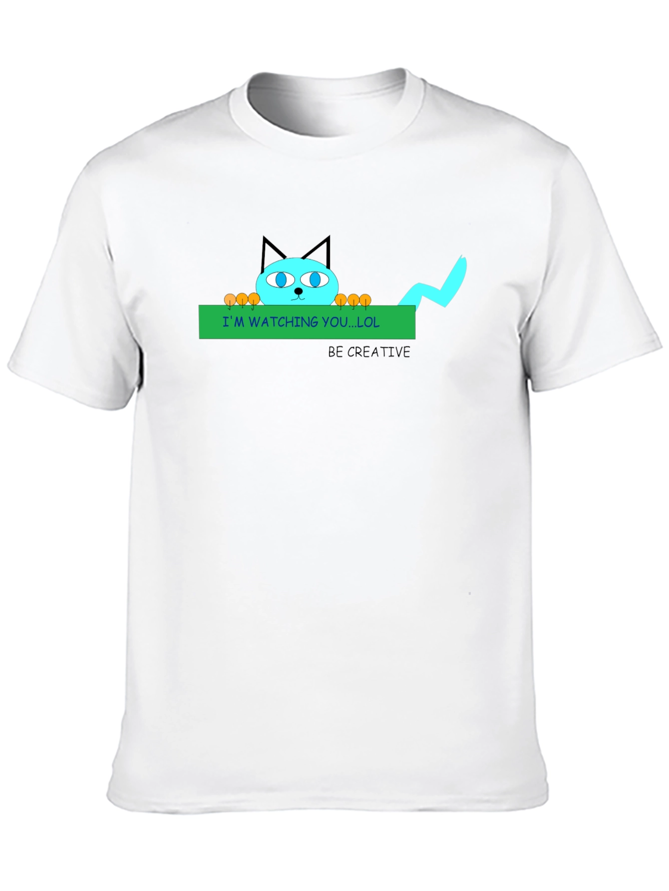 Im Watching You LOL Cat Graphic Tee
