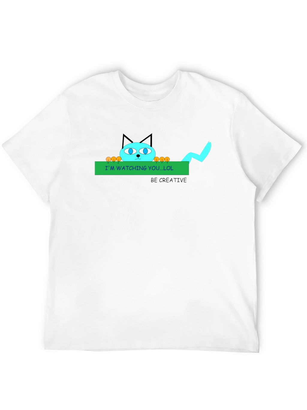 Im Watching You LOL Cat Graphic Tee