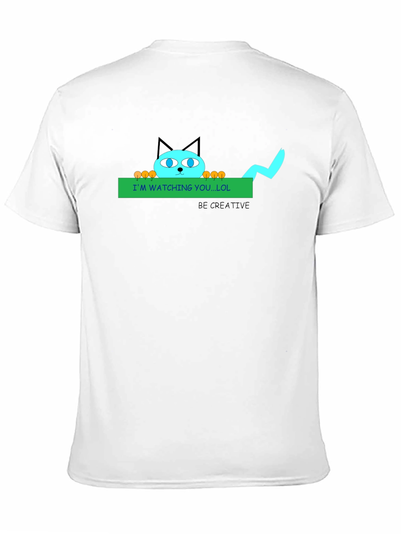 Im Watching You LOL Cat Graphic Tee
