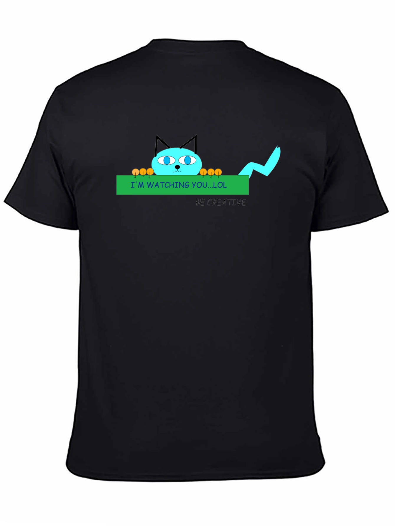 Im Watching You LOL Cat Graphic Tee