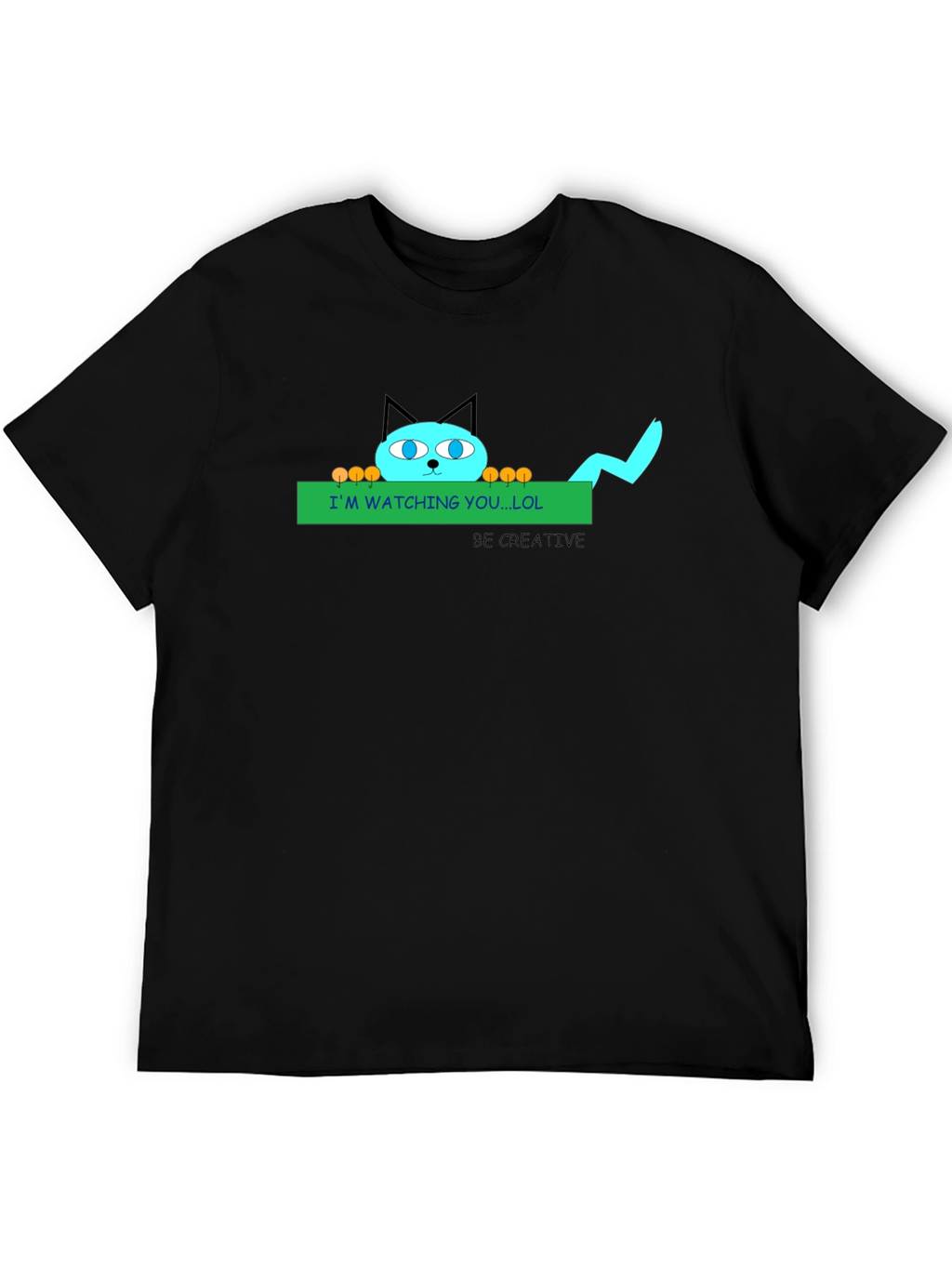 Im Watching You LOL Cat Graphic Tee