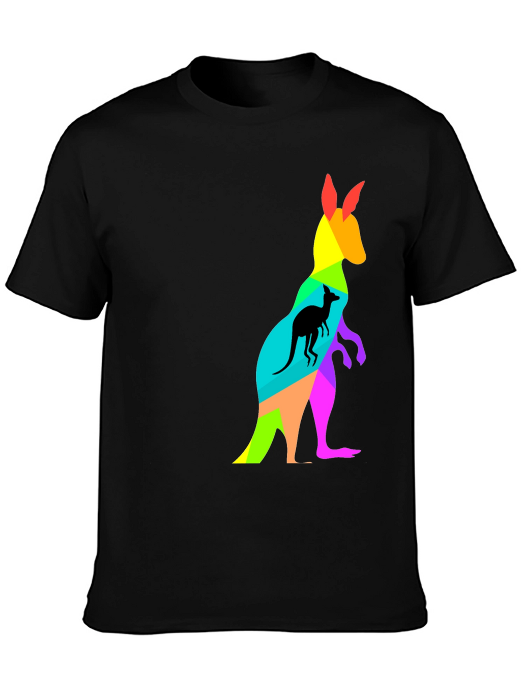 Rainbow Kangaroo Graphic Tee