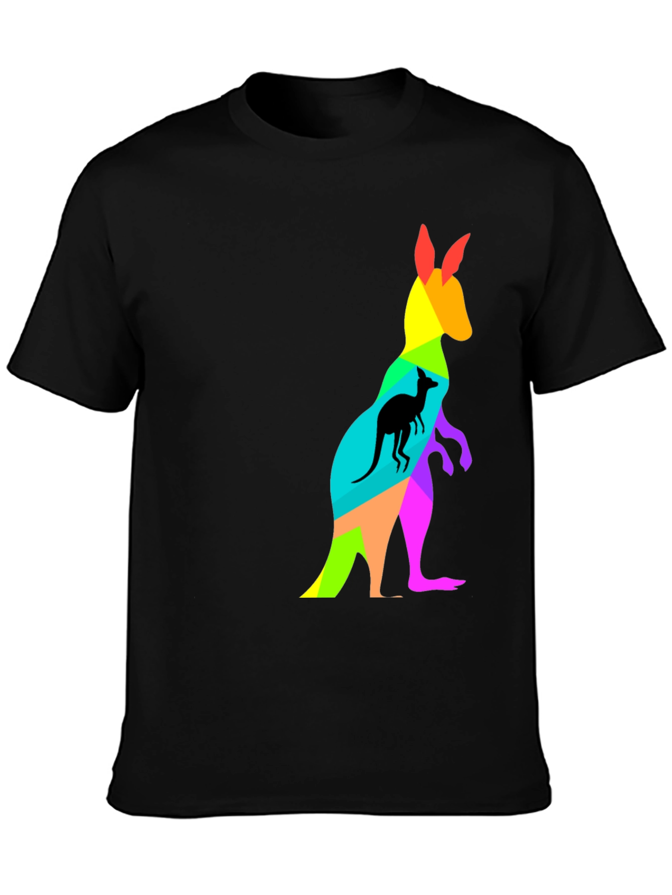 Rainbow Kangaroo Graphic Tee
