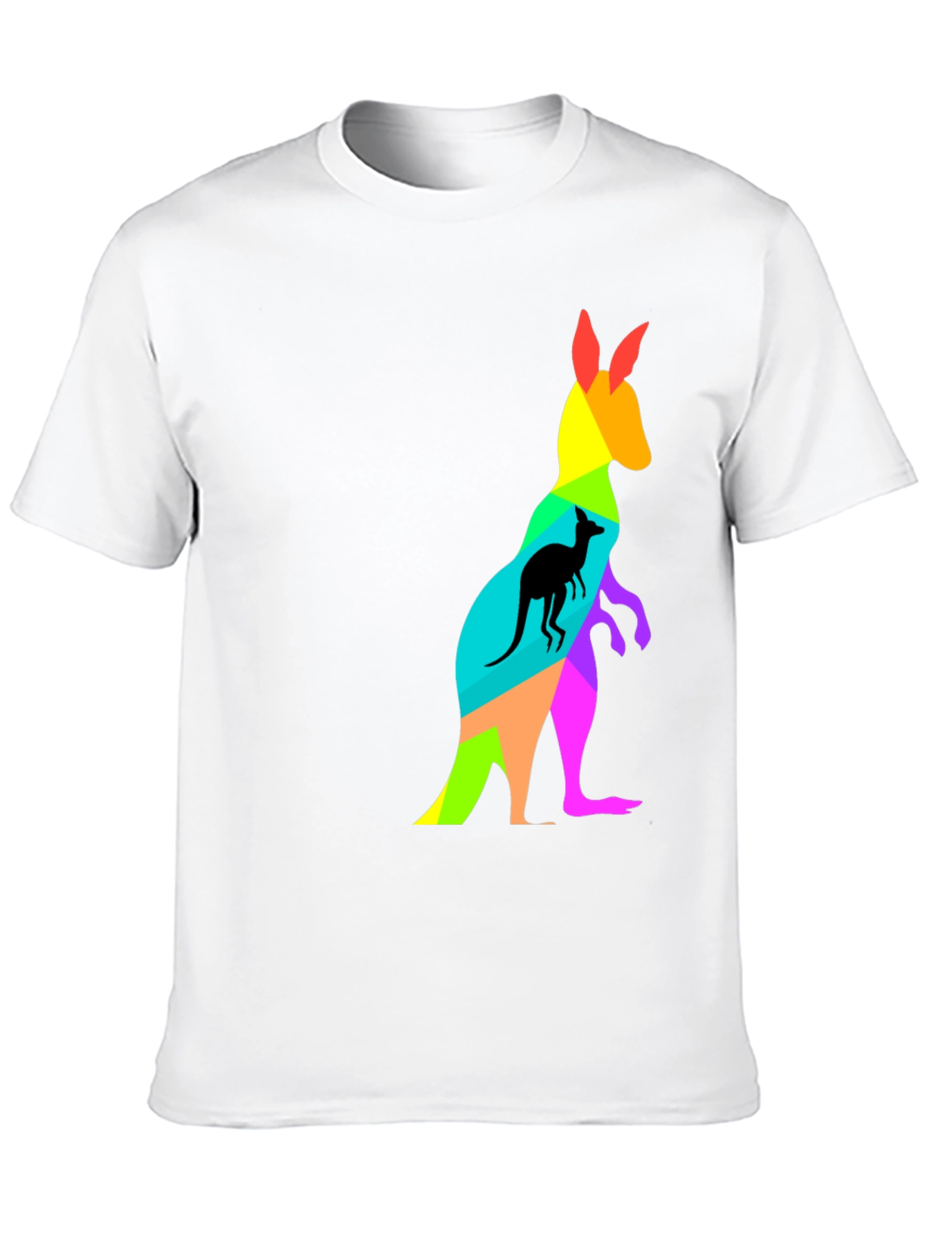Rainbow Kangaroo Graphic Tee