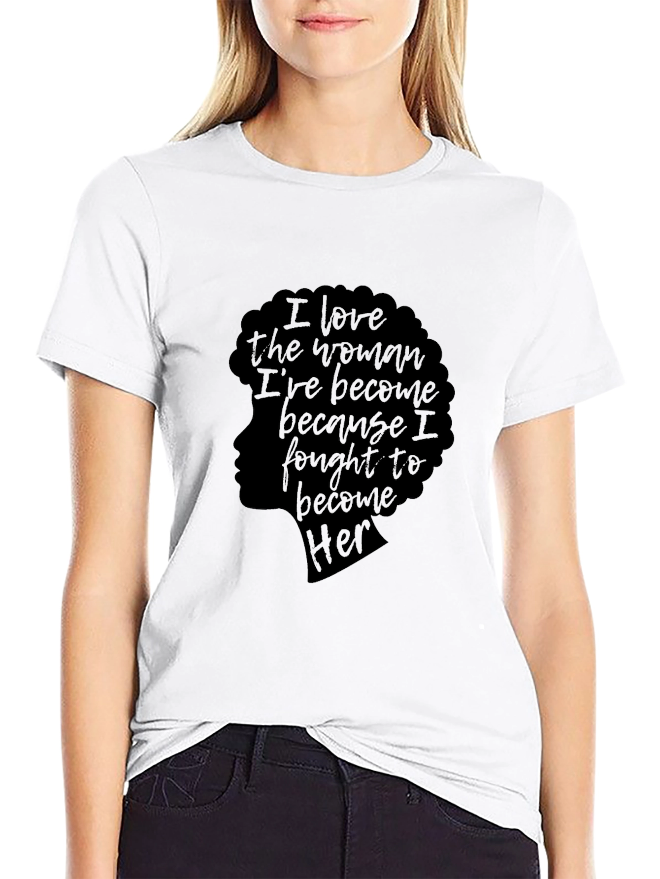 Empowered Woman Black T-Shirt