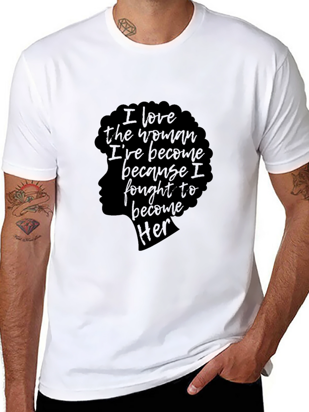 Empowered Woman Black T-Shirt