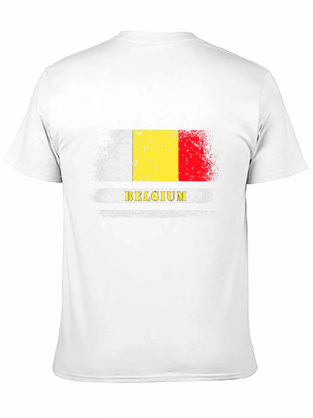 Belgium Flag T-Shirt - Black