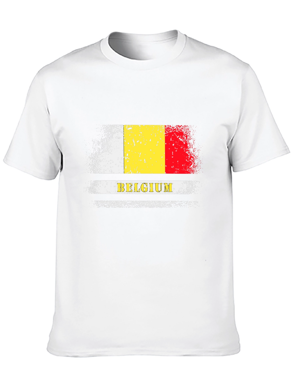 Belgium Flag T-Shirt - Black