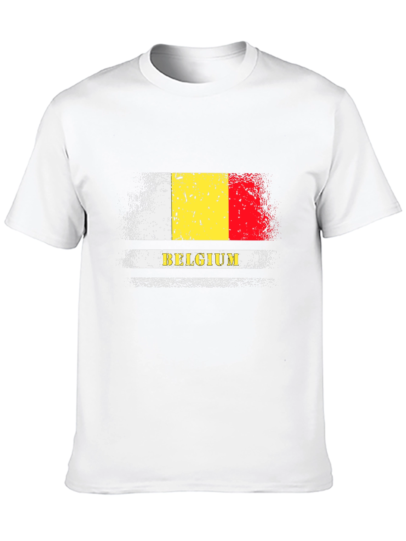 Belgium Flag T-Shirt - Black