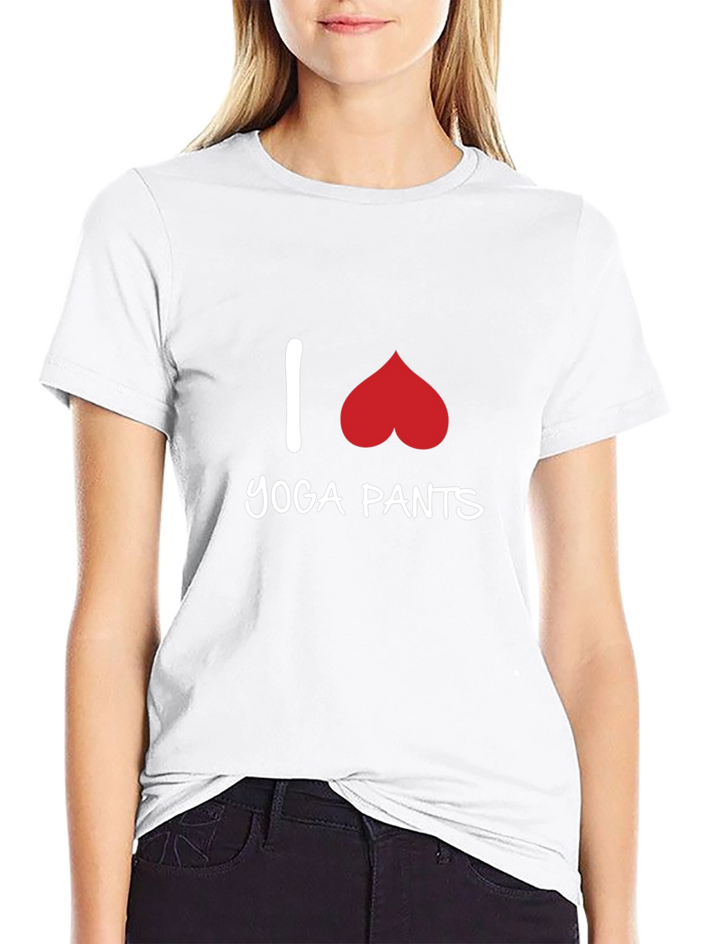 I Love Yoga Pants T-Shirt - Fun Graphic Tee