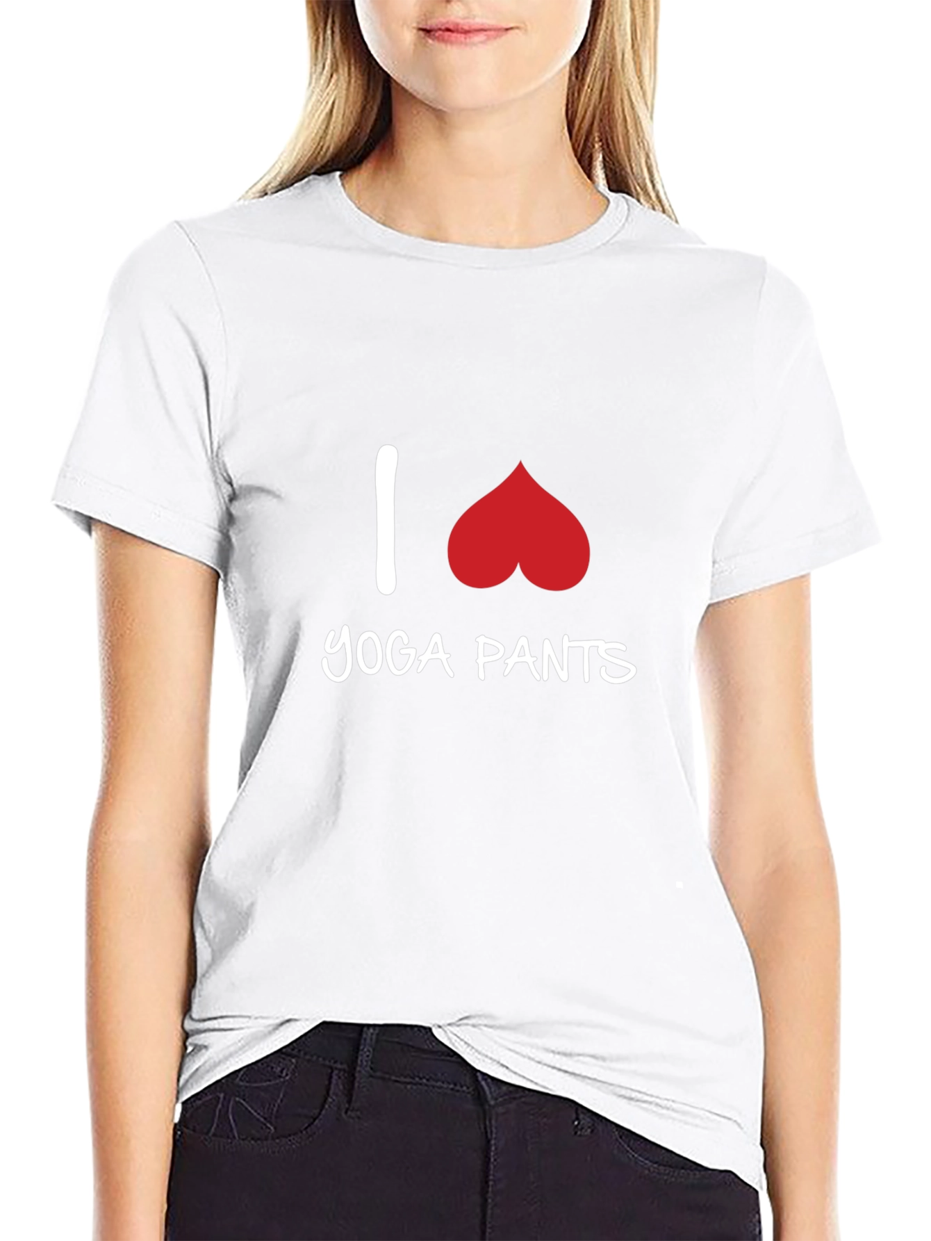 I Love Yoga Pants T-Shirt - Fun Graphic Tee